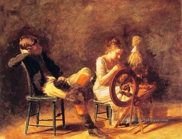  COUR Tableaux - La Courtship réalisme Thomas Eakins